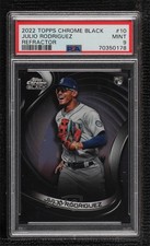 2022 Topps Chrome Black Refractor 192/199 Julio Rodriguez #10 PSA 9 MINT vv7