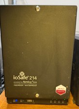 ioSafe 214 Fireproof Waterproof NAS | 16TB (2x 8TB 7200RPM) | Synology DSM