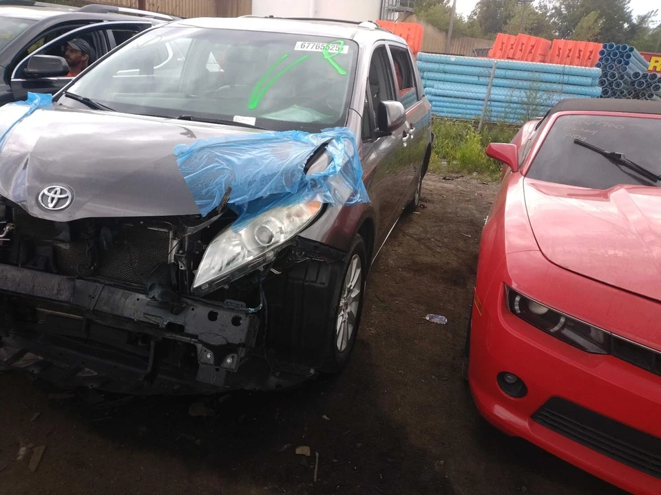 2015-2020 Toyota Sienna Grey Sun Visor Right OEM Used 598191 134K Miles Foto 3 de 4