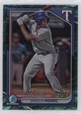 2024 Bowman Draft Chrome Aqua Lunar Refractor /125 Braylin Morel #BDC-169 11oh