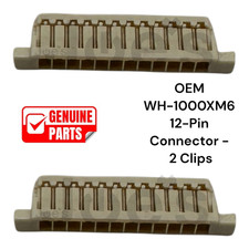 Conector de cable de diadema de 12 pines original Sony WH-1000XM6 FABRICANTE DE EQUIPOS ORIGINALES nuevo (2 piezas)