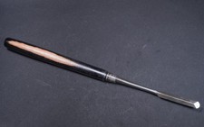Profi Japanische Soto-maru Nomi 9 mm | Ebenholz Griff (Kokutan) | 290mm Hohlmei&szlig;