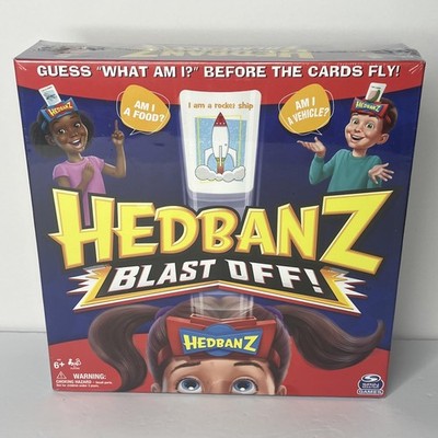 Hedbanz Blast Off Game Spin Master Family Kids Headband Card Game Ages 6+ New