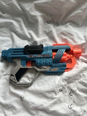 Nerf Elite 2:0 Commander Gun RD-6 Blaster | Orange und Blau