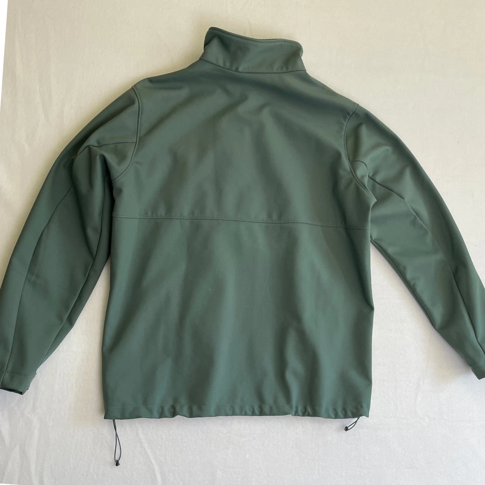 Columbia Mens Softshell Jacket Full Zip Sage Green Outdoor Lightweight Coat L - Image 4 of 4