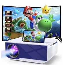 ZDK Native 1080P 18000 Lumen 4K Supported Projector with WiFi and Bluetooth