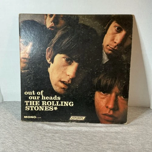 THE ROLLING STONES OUT OF OUR HEADS 1965 LONDON DECCA MONO LL-3429 12" LP VINYL