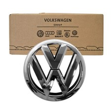 Emblema de parrilla delantera cromada para Volkswagen 09-22 VW Polo Vento 6R0853600AULM MK5