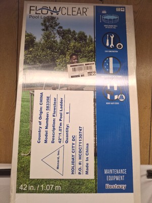 Bestway Flowclear 42'' Pool Ladder (Model Number: 58335E)- NEW SEALED