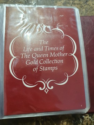 The Life And Times Of Queen Elizabeth 85th Birthday 36x 22k Gold Foil Stamps