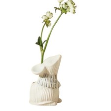 Anthropologie Woodland Bud Vase Mouse Whimsical Ceramic Planter Garden NEW