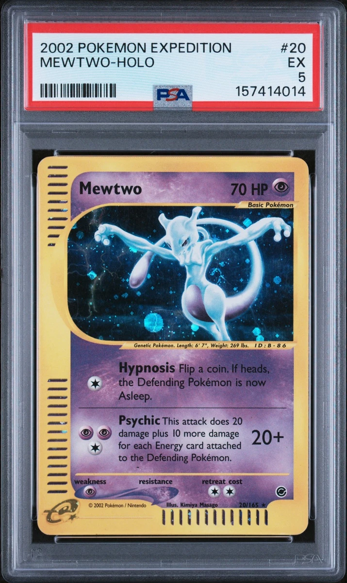 Preços baixos em Jogos de cartas colecionáveis individuais Mewtwo
