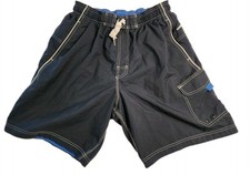 Speedo Y2K Vintage Lined Board Shorts Navy Size Large Swim Trunks Pockets 8.5"