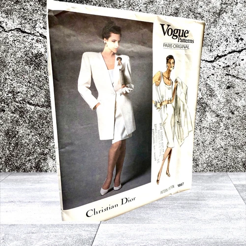 Abito Christian Dior originale mai usato Vogue Parislo modellole origin (1867) ta