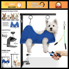 Dog Grooming Arm with Hammock  Haunch Holder for Small Dogs - Pet Grooming Tool