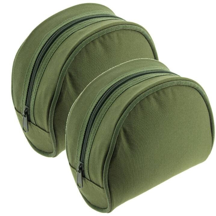 NGT REEL CASE POUCH x 2  FOR COARSE CARP CASES FISHING REELS TACKLE NGT