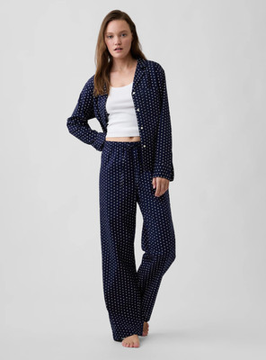 SALE** GAP Factory Poplin PJ Pants Women 's 100% Cotton - NEW