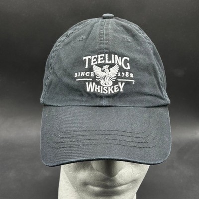Teeling Whiskey Hat Men's Adjustable Black Embroidered Logo Cap