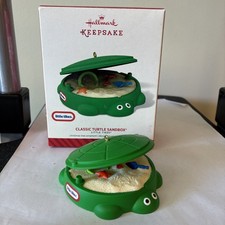 Hallmark Keepsake Ornament Little Tykes Classic Turtle Sandbox 2014 B4