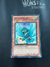 YUGIOH GUSTO GULLDO SUPER RARE HA05-DE037 1.AUFLAGE