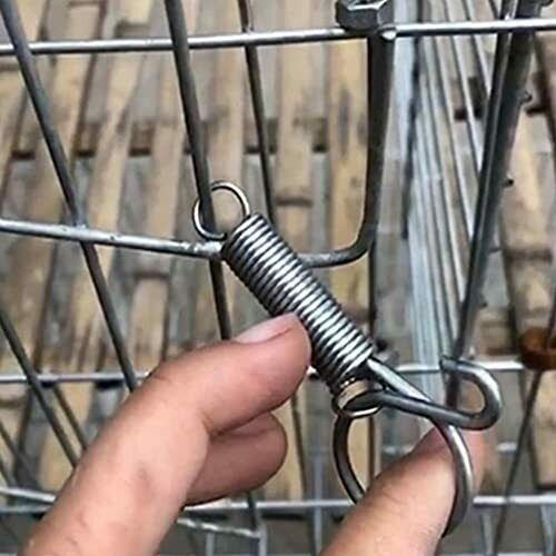 10PCS Cage Spring Door Latches Rabbit Quail Chicken Cages eBay