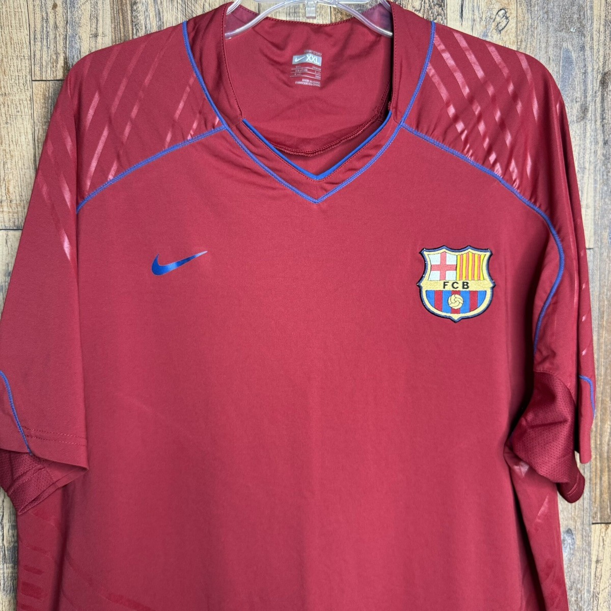 ウェア NIKE Barcelona Uniform L/S Tee Spain Nike Men's FC Barcelona 2023/24 Long Sleeve Home Jersey Red