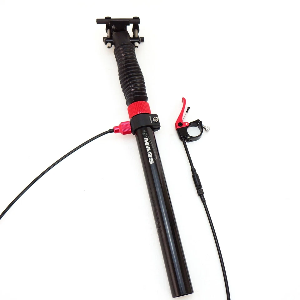 TMARS MTB 滴管座杆 带遥控器 419L 或 S 27.2 x 400 mm 适配器 — 第 3/4 张图片