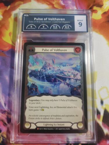 Pulse of Volthaven Cold Foil PCG 9 Mint Flesh and Blood Tales of Aria First BGS - Picture 1 of 4