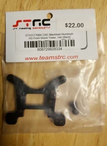 STA31170BK STRC CNC Machined Alum HD Front Shock Tower for YETI - Image 3 of 4