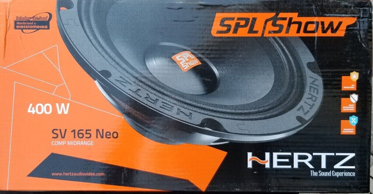 Hertz SV 165 NEO SPL Midrange Driver Speaker 6.5" SV165NEO Harley New eBay