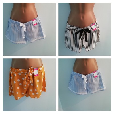 PRIMARK LOUNGE PYJAMA SHORTS SIZES S M 