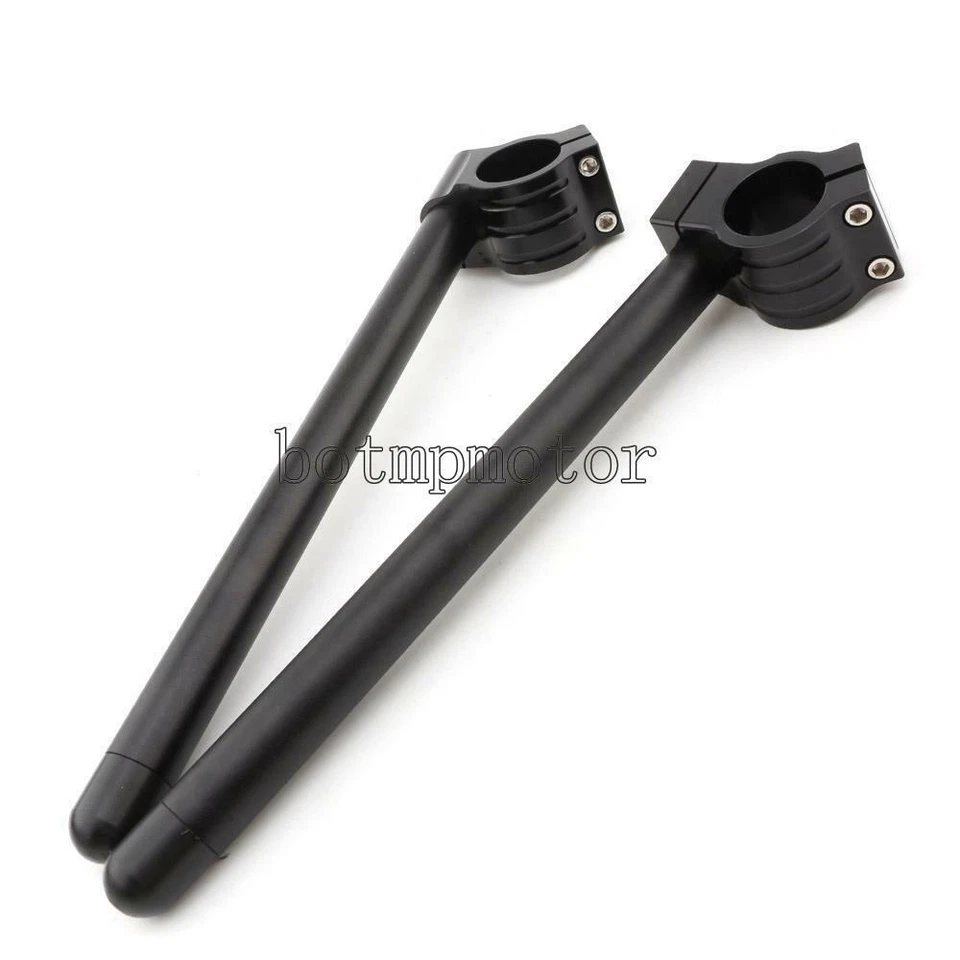 Motorcycle Clip-On Handlebars 7/8" 33mm for Honda CX500 CX500C CX500D Deluxe — 第 2/4 张图片
