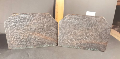 ART DECO NOUVEAU WOMEN AND " Horse Tamer " Bookends Solid Bronze 1930's GC111 - Picture 5 of 6