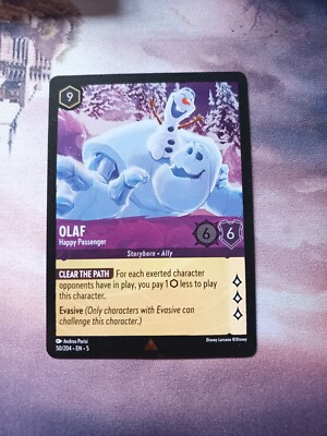 FOIL Disney Lorcana Shimmering Skies - Olaf - Happy Passenger - 50/204 - FOIL