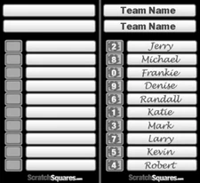 50 Pack - 10 Line Scratch-Off Strip Cards - Racing Hockey Football Basketball