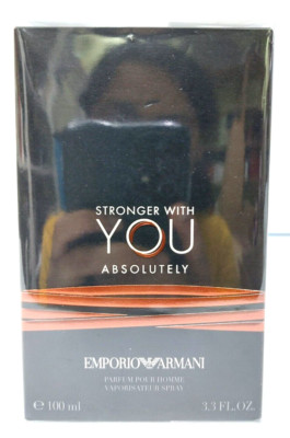 Emporio Armani Stronger With You ABSOLUTELY  for Men 3.4 oz Eau de Parfum Spray
