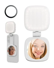 SmallRig Magnetic Selfie Light for iPhone, Phone Light with a Mirror for MagSafe