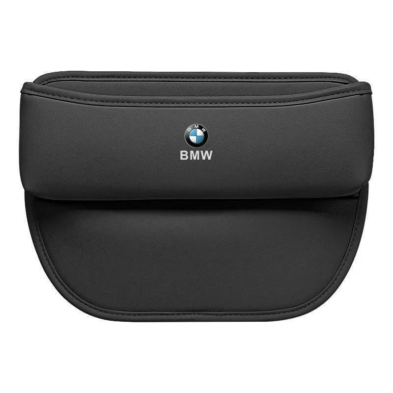 Nuevo organizador de soporte para teléfono caja de almacenamiento de espacio para asiento de automóvil para BMW negro rojo Foto 2 de 4