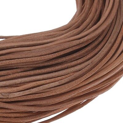 5m LEDERBAND 1mm SAND BRAUN LEDERSCHNUR LEDER SCHMUCK BASTELSCHNUR BEST