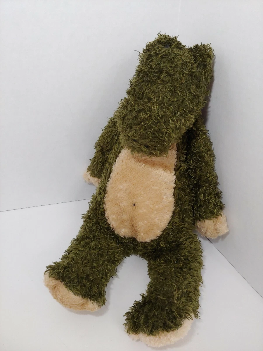JELLYCAT JUNGLIE BUNGLIE plush Dark Green Tan Alligator Crocodile