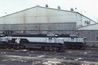 Duplicate  Train Slide R.F. & P GP-40   #147 7/27/1983 Richmond Virginia