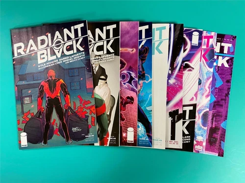 9x RADIANT BLACK # 6 7 8 9 10 11 12 13 Comic ~ VARIANT A B 2ND PRINT ~ IMAGE