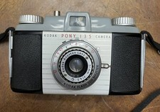 Vintage Kodak Pony 135 Camera w/field case