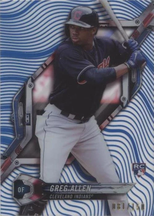 Pattern 1 Waves/Diagonals Blue Rainbow Foil