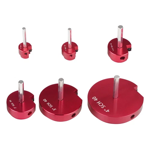 6x PVC Pipe Reamer Set Premium with 3/4 " 1 " 1 1/2 " 2 " 3 " 4 " Head - Picture 5 of 13