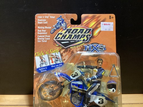 Road Champs MXS Jeff Emig Jakks Cr Rare Dirt Bike Toy Investment Read All - Picture 2 of 9
