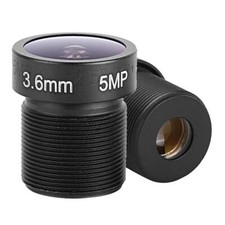 3.6mm Wide Angle Security Camera Lens 5MP HD for CCTV Camera 90 Degree View
