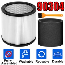 Wet/Dry Cartridge Filter For Shop-Vac Vacuum Cleaner Accessories 90304 90585 Kit