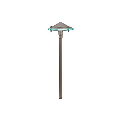 Low Voltage 1 light Path Lamp - with Contemporary inspirations - 22 inches tall