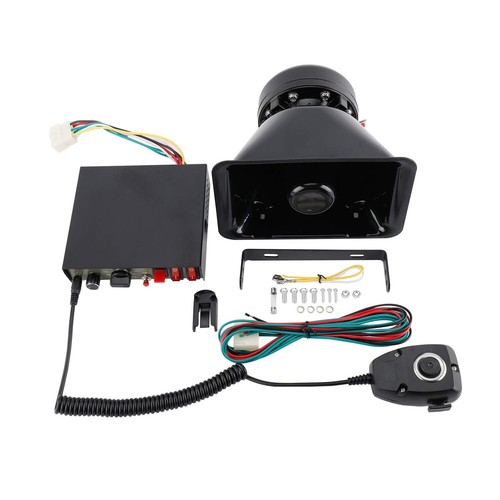 200W Car Alarm Loud Speaker Emergency Microphone System 8 Tones Car Siren Horn - Picture 12 of 12